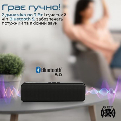 Promate Capsule-2 Black (capsule-2.black)