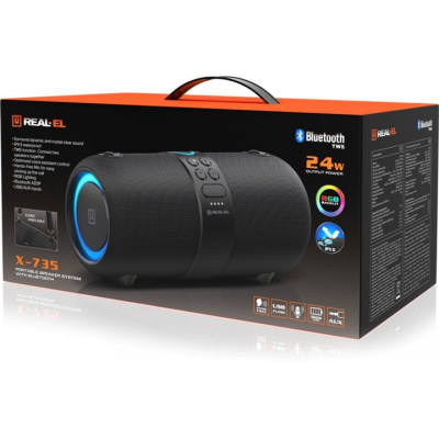 Real-El X-735 Black (EL121600011)