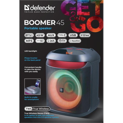 Defender Boomer 45 Black (65245)