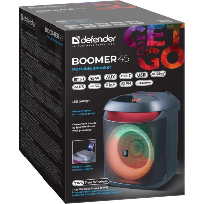 Defender Boomer 45 Black (65245)