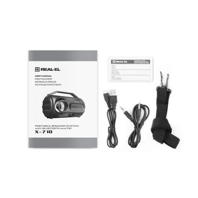 REAL-EL X-710 Black (EL121600005)