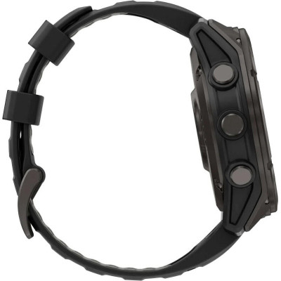 Garmin Fenix 8 Pro 51 mm AMOLED Carbon Gray DLC Titanium with Black/Pebble Gray (010-03199-00/01)