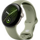 Google Pixel Watch 5 41mm Wi-Fi Satin Pyrite Aluminum case / Olive Active Band
