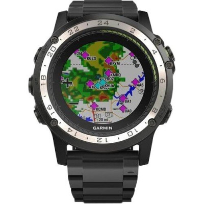 Garmin D2 Charlie Titanium Bezel with Titanium Band (010-01733-33)