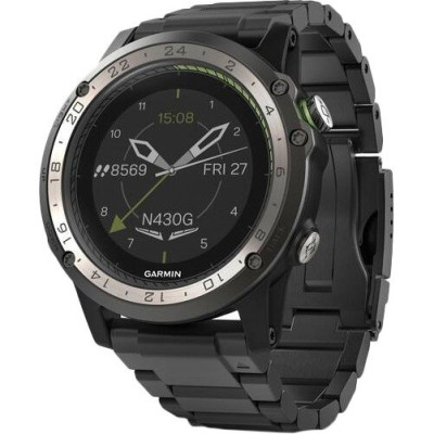 Garmin D2 Charlie Titanium Bezel with Titanium Band (010-01733-33)
