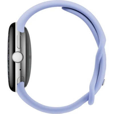 Google Pixel Watch 4 41mm Wi-Fi Polished Silver Aluminum case / Iris Active Band