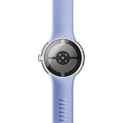 Google Pixel Watch 4 41mm Wi-Fi Polished Silver Aluminum case / Iris Active Band