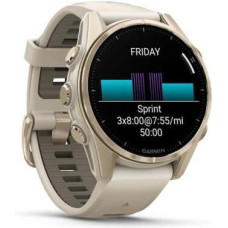 Garmin Fenix 8 43mm AMOLED Sapphire Soft Gold w. Fog Gray/Dark Sandstone S. Band (010-02903-10/11)