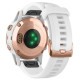 Garmin Fenix 5S Plus Sapphire Rose Gold-tone with Carrara White Band (010-01987-06)