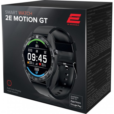 2E MOTION GT 46mm Black-Silver (2E-CWW20BKSL)
