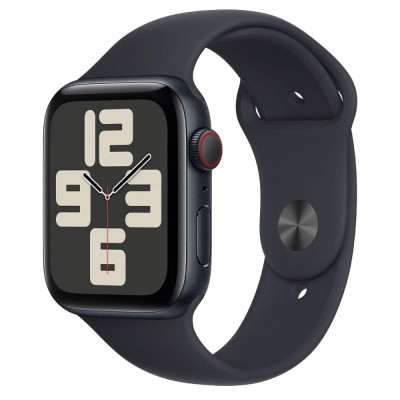 Apple Watch SE 2 GPS + Cellular 44mm Midnight Alu. Case w. Midnight Sport Band M/L (MRH73)