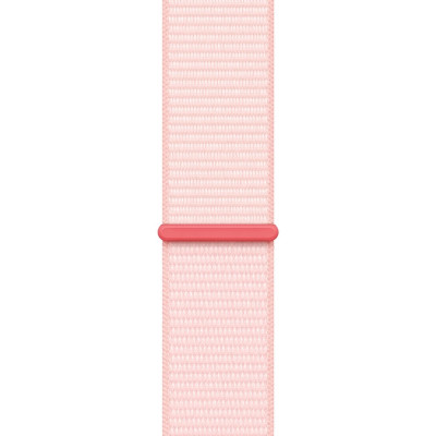 Apple Watch Series 9 GPS 45mm Pink Aluminum Case w. Light Pink S. Loop (MR9J3)