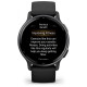 Garmin vivoactive 5 Slate Aluminum Bezel with Black Case and Silicone Band (010-02862-10)