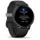Garmin vivoactive 5 Slate Aluminum Bezel with Black Case and Silicone Band (010-02862-10)