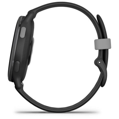 Garmin vivoactive 5 Slate Aluminum Bezel with Black Case and Silicone Band (010-02862-10)