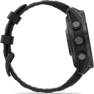 Garmin Fenix 8 Pro 47 mm AMOLED Carbon Gray DLC Titanium with Black/Pebble Gray (010-03198-00/01)
