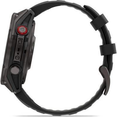 Garmin Fenix 8 Pro 47 mm AMOLED Carbon Gray DLC Titanium with Black/Pebble Gray (010-03198-00/01)