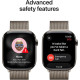 Apple Watch Series 11 GPS + Cellular 46mm Natural Tit. Case w. Natural Milanese Loop - M/L (MFD04)