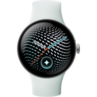 Google Pixel Watch 5 41mm Wi-Fi Polished Silver Aluminum case / Fog Active Band