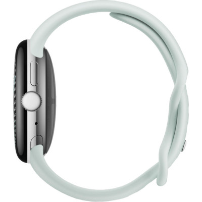 Google Pixel Watch 5 41mm Wi-Fi Polished Silver Aluminum case / Fog Active Band