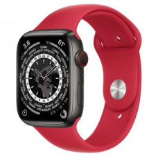 Apple Watch Edition Series 7 LTE 45mm S. Black Titanium Case w. Loop Sport Band Regular (Product) Red (ML8V3+MKUV3)