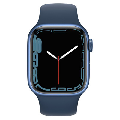 Apple Watch Series 7 GPS 41mm Blue Aluminum Case With Sport Band - Blue MKN13A