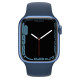 Apple Watch Series 7 GPS 41mm Blue Aluminum Case With Sport Band - Blue MKN13A