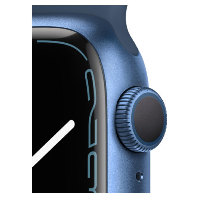 Apple Watch Series 7 GPS 41mm Blue Aluminum Case With Sport Band - Blue MKN13A