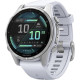 Garmin Fenix 8 43mm AMOLED Silver with Whitestone Silicone Band (010-02903-00)