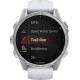 Garmin Fenix 8 43mm AMOLED Silver with Whitestone Silicone Band (010-02903-00)