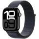 Apple Watch Series 10 GPS 46mm Jet Black Aluminum Case w. Ink Sport Loop (MWWR3) Refurbished