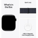 Apple Watch Series 10 GPS 46mm Jet Black Aluminum Case w. Ink Sport Loop (MWWR3) Refurbished