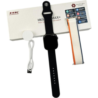 HK 9 Pro Max Plus IP67 Amoled Black (HK9PMMINIBLACK)