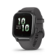 Garmin Venu Sq 2 Slate Aluminum Bezel with Shadow Gray Case and Silicone Band (010-02701-00/10)