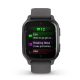Garmin Venu Sq 2 Slate Aluminum Bezel with Shadow Gray Case and Silicone Band (010-02701-00/10)