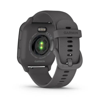 Garmin Venu Sq 2 Slate Aluminum Bezel with Shadow Gray Case and Silicone Band (010-02701-00/10)