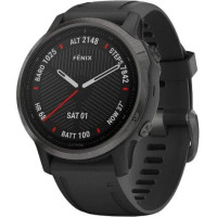Garmin Fenix 6S Carbon Gray DLC with Black Band (010-02159-25)