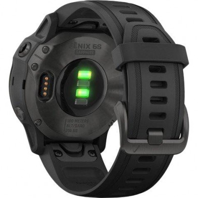 Garmin Fenix 6S Carbon Gray DLC with Black Band (010-02159-25)