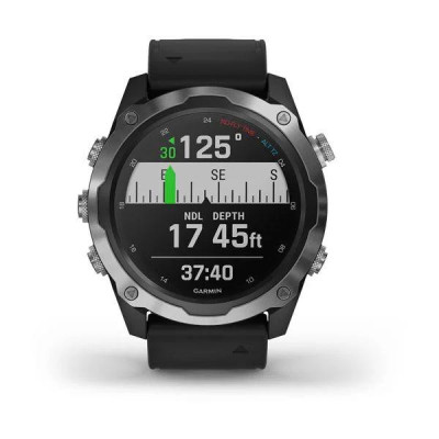 Garmin Descent Mk2 Stainless Steel with Black Band (010-02132-00/10)