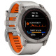 Garmin Fenix 7X Pro Sapphire Solar Titanium with Grey/Orange Band (010-02778-64)