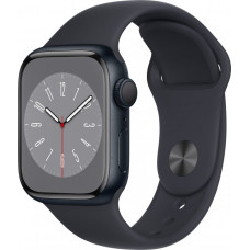 Apple Watch Series 8 GPS 41mm Midnight Aluminum Case w. Midnight Sport Band (MNP53)