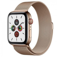 Apple Watch Series 5 LTE 44mm Gold Steel w. Gold Milanese Loop - Gold Steel (MWW62/MWWJ2)