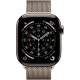 Apple Watch Series 11 GPS + Cellular 42mm Natural Tit. Case w. Natural Milanese Loop (MF8P4)