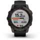 Garmin Fenix 7 Sapphire Solar Carbon Gray DLC Titanium with Black Band (010-02540-20/21)