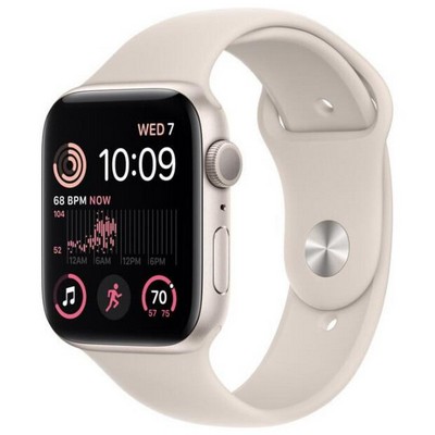 Apple Watch SE 2 GPS 40mm Starlight Aluminum Case w. Starlight S. Band - S/M (MNT33)