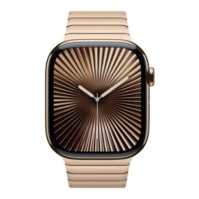 Apple Watch Series 10 GPS + Cellular 46mm Gold Titanium Case w. Gold Link Bracelet (MX183+MXMH3)