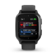 Garmin Venu Sq 2 – Music Edition Slate Aluminum Bezel with Black Case and Silicone Band (010-02700-00/10)