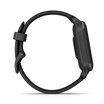 Garmin Venu Sq 2 – Music Edition Slate Aluminum Bezel with Black Case and Silicone Band (010-02700-00/10)