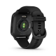 Garmin Venu Sq 2 – Music Edition Slate Aluminum Bezel with Black Case and Silicone Band (010-02700-00/10)