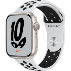 Apple Watch Nike Series 7 LTE 41mm S. Aluminum Case w. Pure Platinum/Black Nike S. Band (MKHL3)